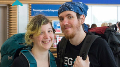 Vegan Travelers Ross & Ellie