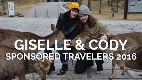 Sponsored Vegan Travelers - Cody & Giselle