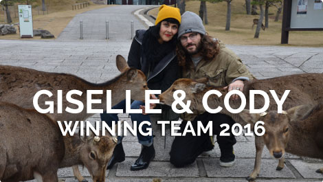 Sponsored Vegan Travelers - Cody & Giselle