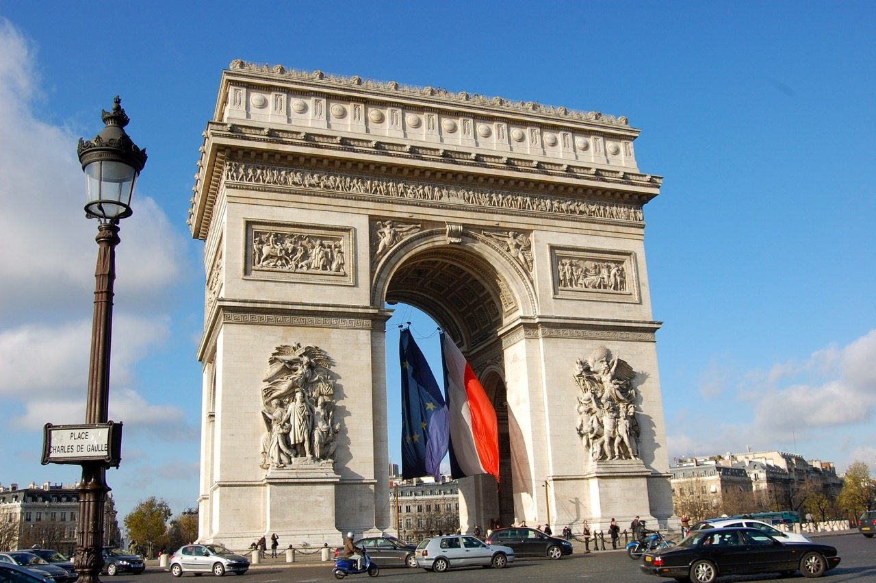 Arc de Triomphe, Paris, France