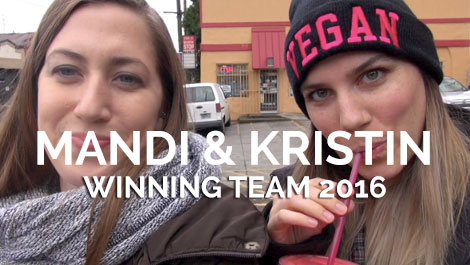 Sponsored Vegan Travelers - Mandi & Kristin