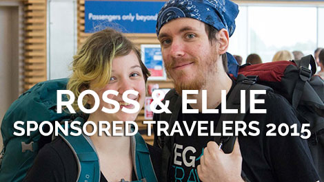 Sponsored Vegan Travelers - Ross & Ellie