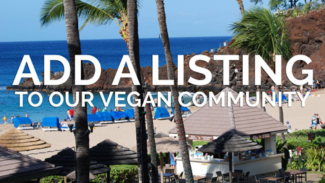 Add a listing to Vegan Travel