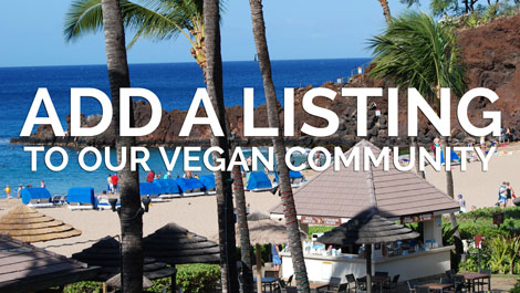 Add a listing to Vegan Travel