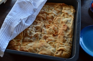 a homemade greek pie