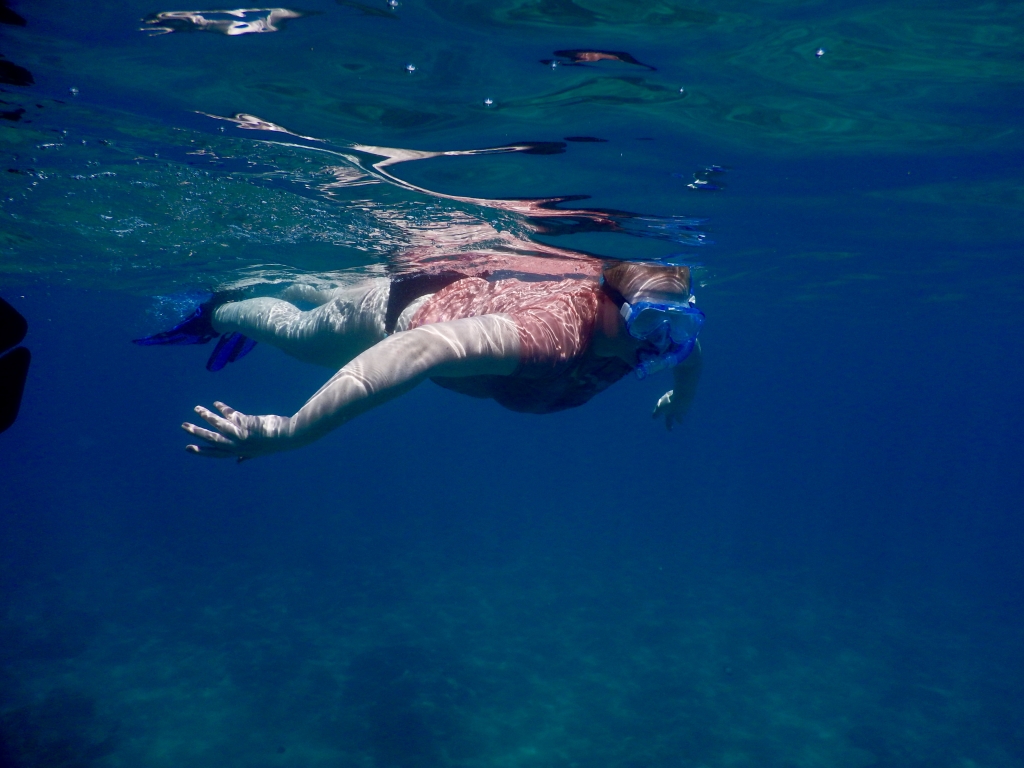 2016:05:29 Kaananpali Black Rock Beach Snorkeling Vegantravel Amanda