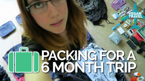 Kristin's Packing Tips for 6-Month Trip - Vegan Travel