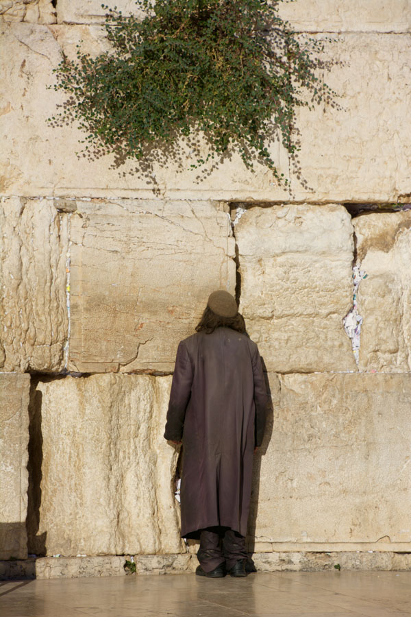 Prayer at the Western Wall of Jerusalem