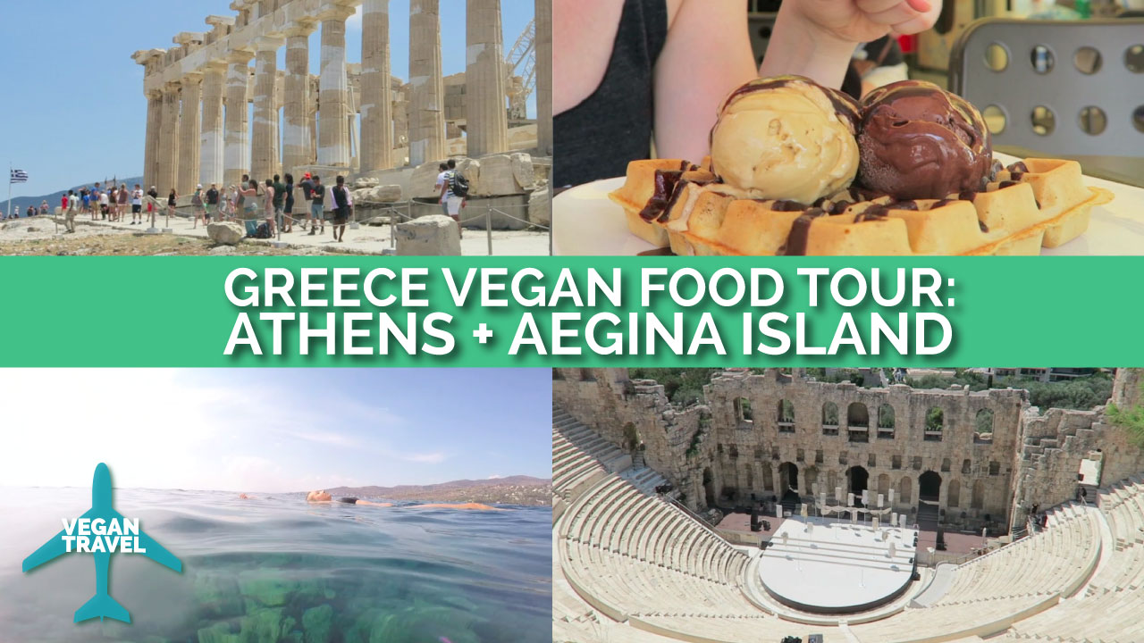 Greece Vegan Food Tour Athens + Aegina Island Vegan Travel Video Vlog