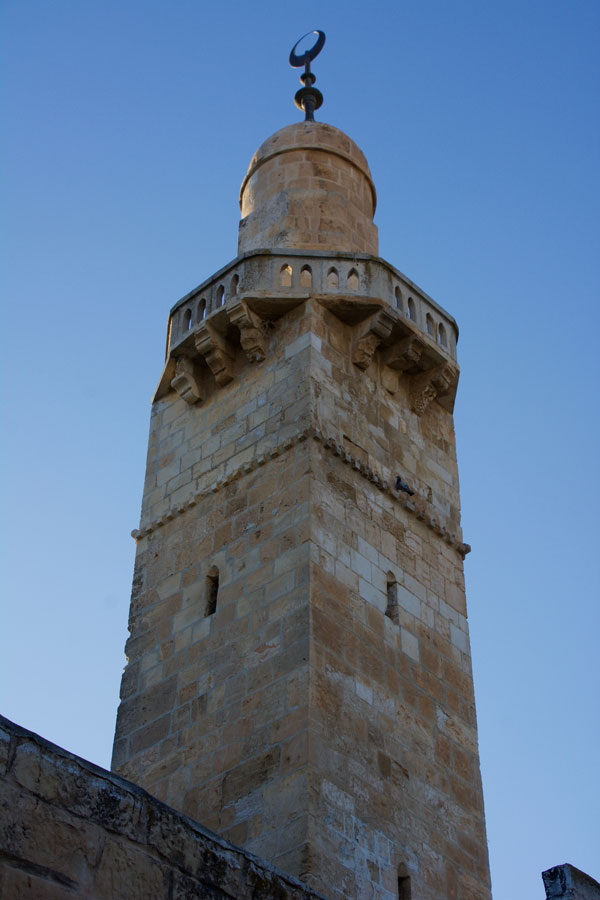 Sidna Omar mosque next to Hurva Synagogue in the Old City of Jerusalem