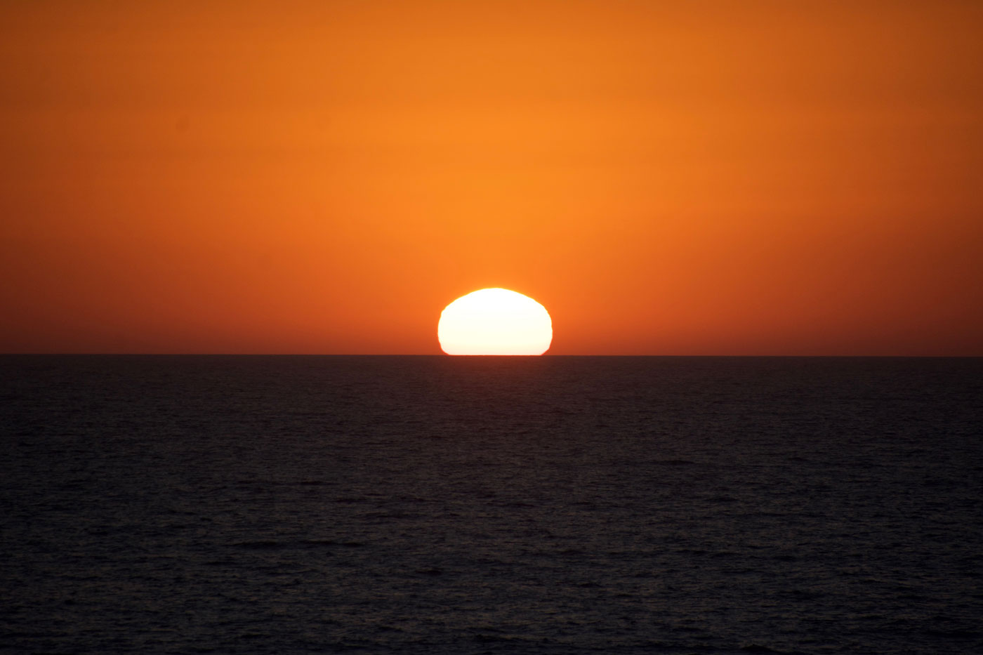 Tel Aviv Sunset with Sailboat