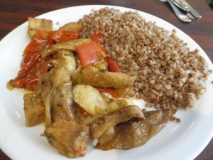 Tofu with Buckwheat 