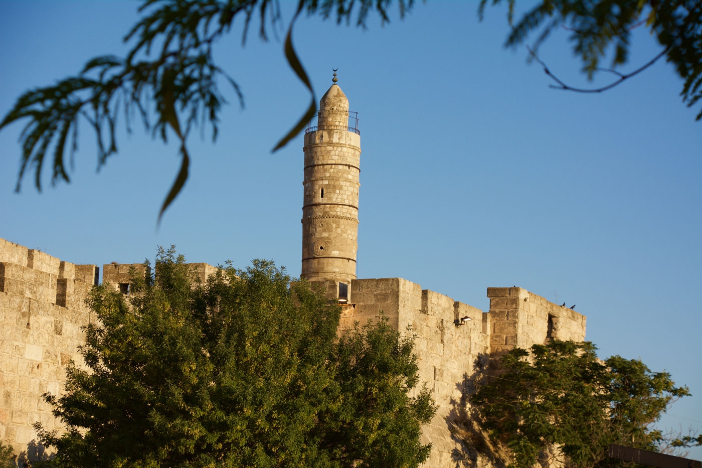 Tower of David also called Jerusalem Citadel – view from Jaffa Gate