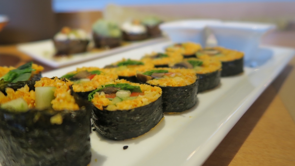 vegan sushi in athens greece