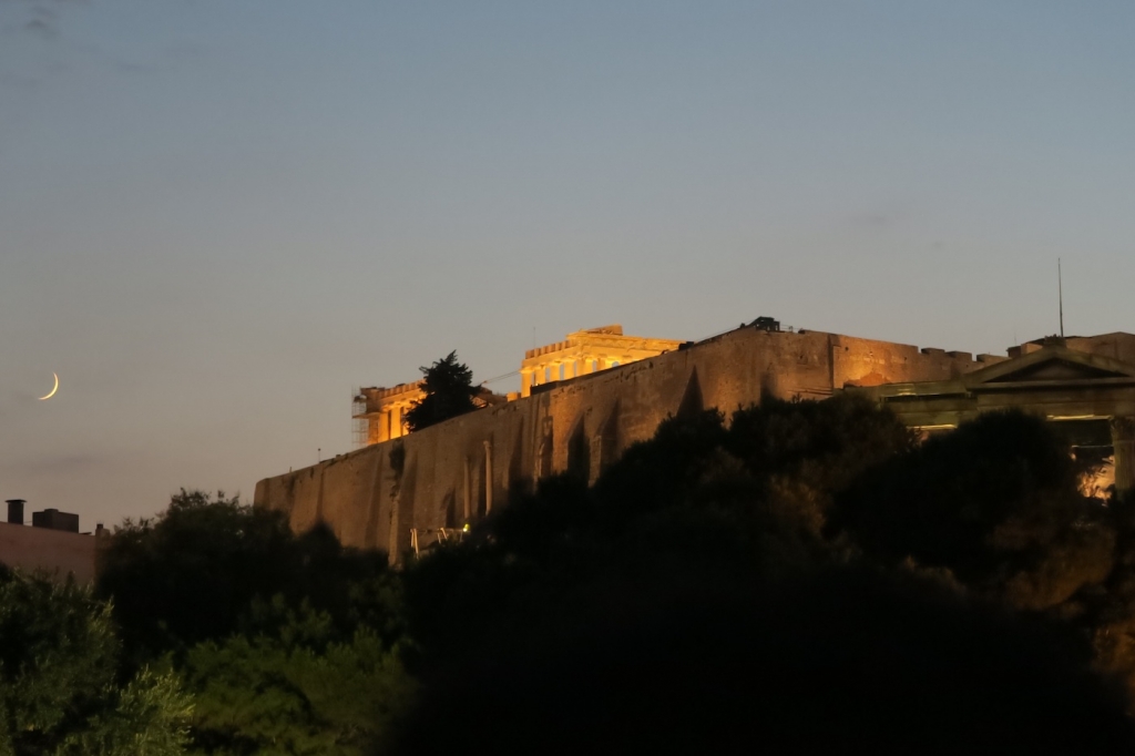 athens_parthenon night