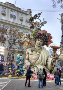 Falla in Valencia