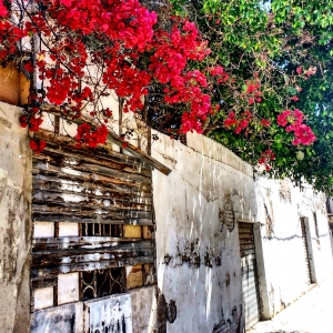 Cabanyal district near the beach in Valencia