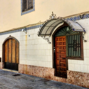 Cabanyal district near the beach in Valencia