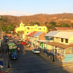 The center of San Juan Del Sur- taken from Casa Oro