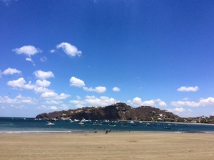 The main beach of San Juan Del Sur.