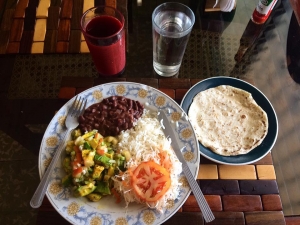 Comida typical! What a typical lunch/dinner looked for me @ casa de Marta!