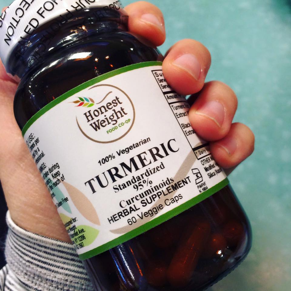 turmeric pill bottle