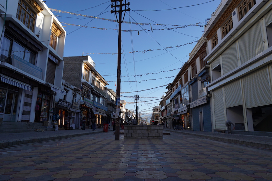 The empty town of Leh