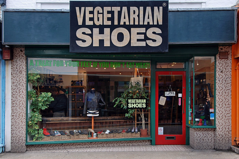 Vegetarian shoes shop in Brighton - VeganTravel.com