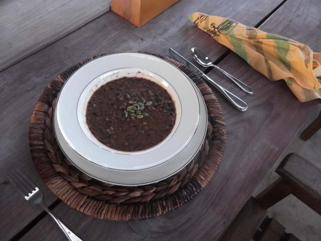 Black Bean Soup at STUSH