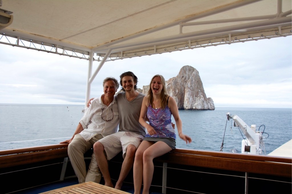 On Board Nat Geo Endeavour at León Dormido, Galápagos