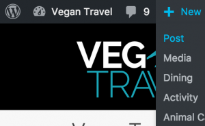 Starting a new blog on VeganTravel