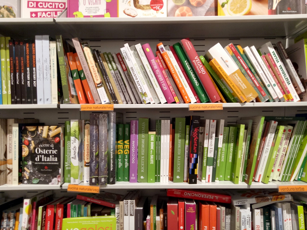 Vegan Books at Feltrinelli Express