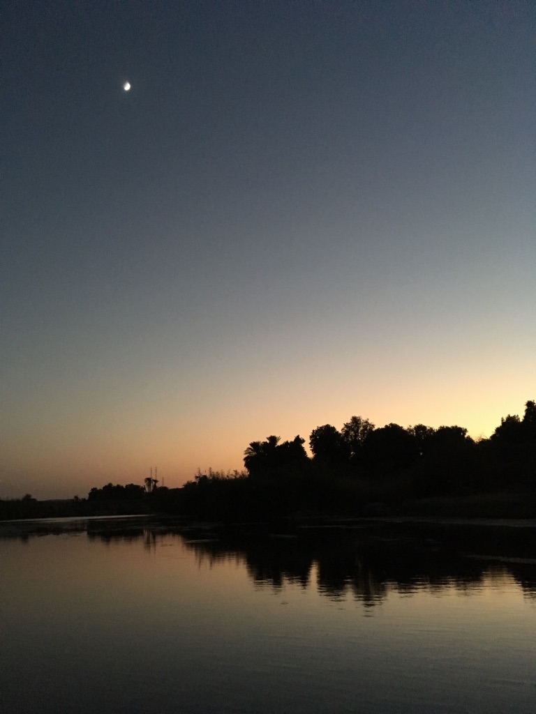 The Nile at night