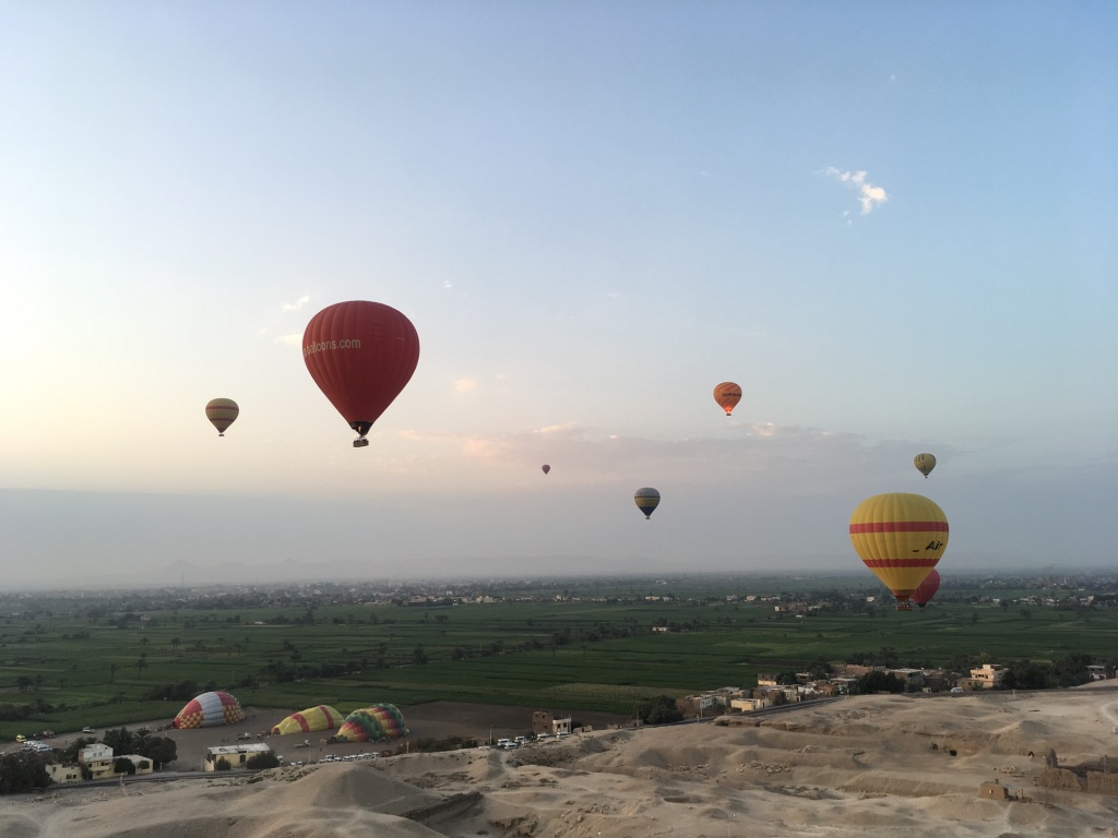 Hot Air Balloons over the Nile