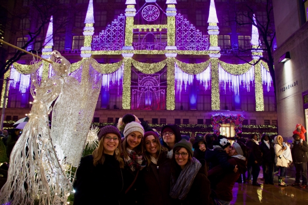 Michelle, Brianna, Marissa, Shannon, and Jaclyn in NYC