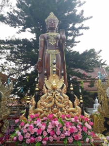 Statue in the temple grounds