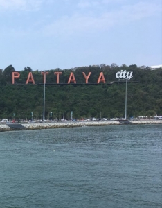 The Pattaya Sign. Hollywood it ain't.