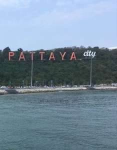 The Pattaya Sign. Hollywood it ain't.