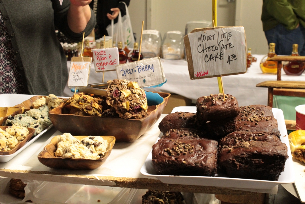 vegan baked goods at Toronto's St. Lawrence Market