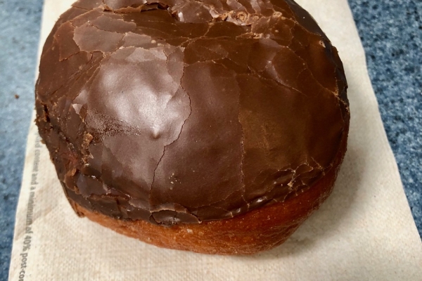 Ronald’s Donuts – Cream Filled Chocolate Frosted Donut