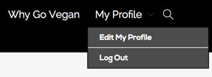 Edit Profile on VeganTravel.com