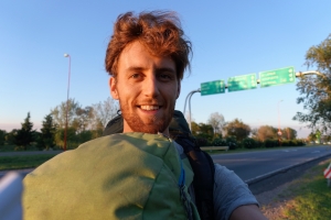 Hitchhiking near San Luis, Argentina