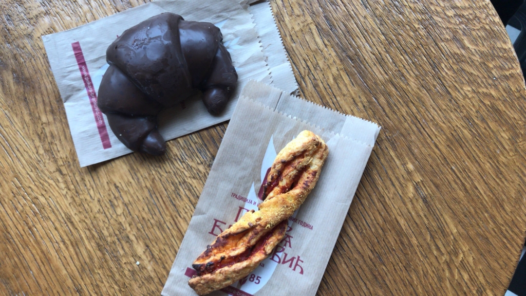 Vegan pastries in Nis, Serbia. Photo by Caitlin Galer-Unti, The Vegan Word