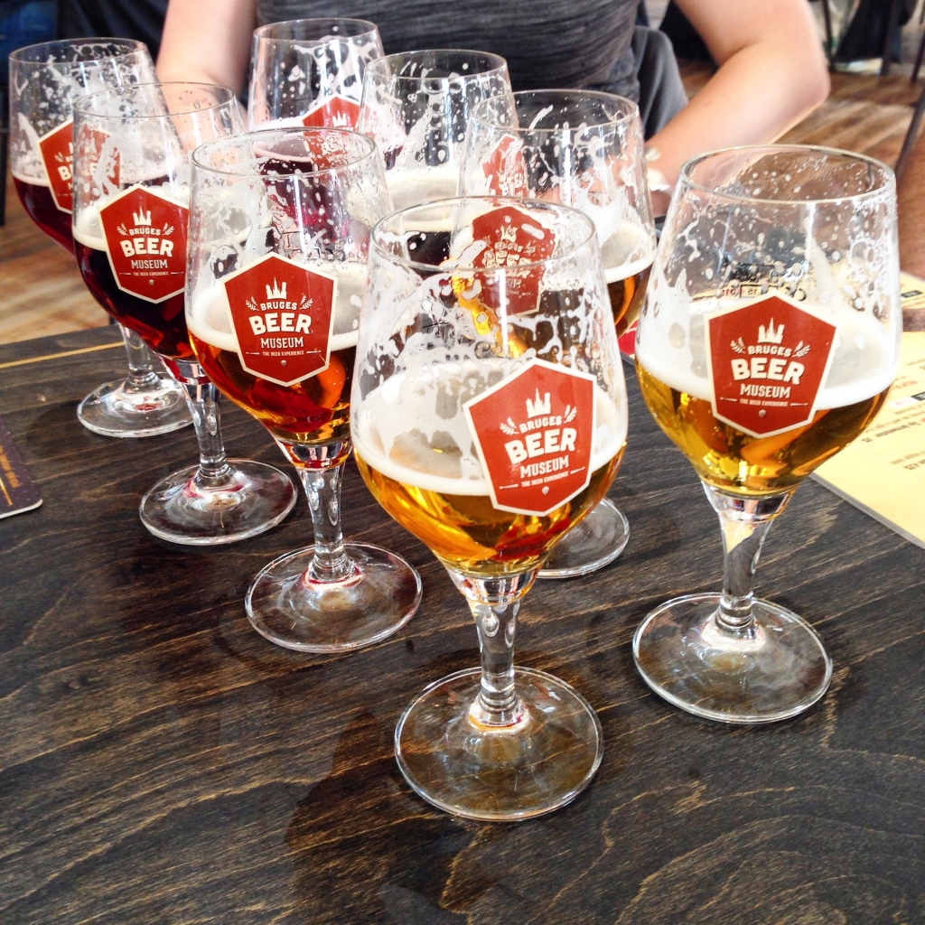 Selection of beer in Belgium
