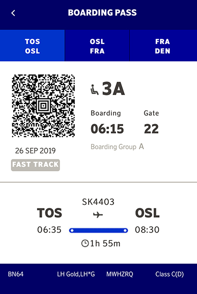 sas travel pass