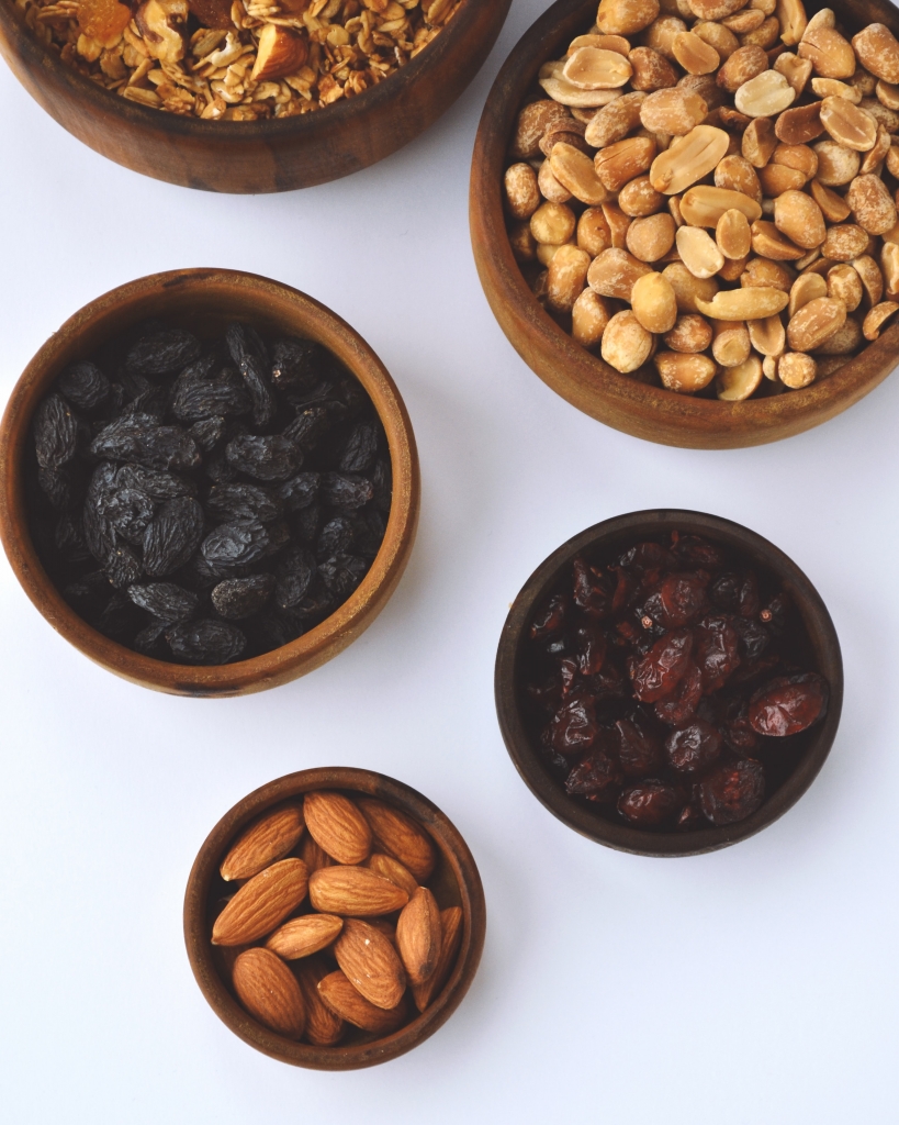 nuts and dried fruit