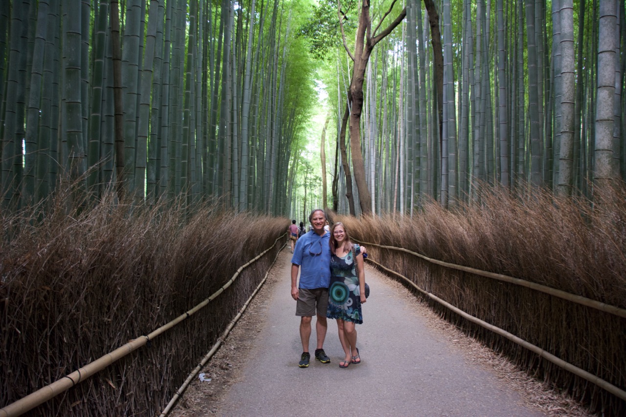 Michelle and I at Arashiyama in Kyoto